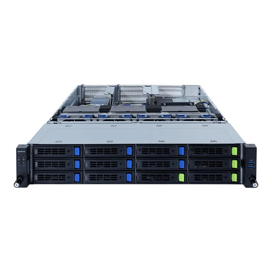 Сервер Gigabyte Rack Server R282-Z96+2x EPCY 7542 32-Core 8x 3.5" 4x U.2 2x 1600