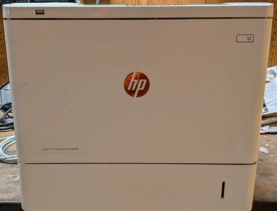 Лазерный принтер K0Q17A HP LaserJet Enterprise M608n Monochrome Laser Printer — фото лота 2
