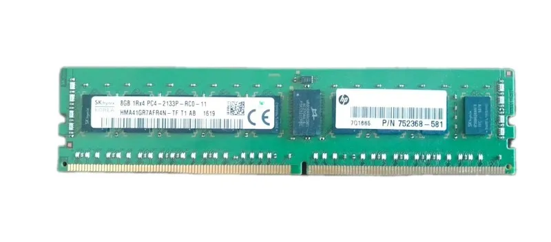 Модуль памяти SK hynix 8GB DDR4-2133 ECC RDIMM 1Rx4 Server RAM HMA41GR7AFR4N-TF — фото лота 1