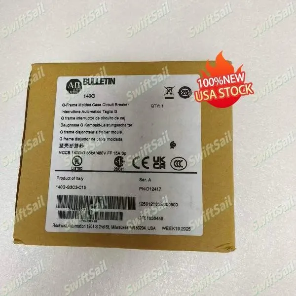 Автоматический выключатель Allen-Bradley 140G-G3C3-C15 15A 3 Pole Circuit Breake