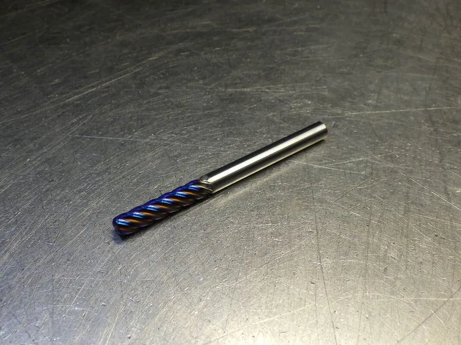 Режущий инструмент Nachi 1/4" 5 Flute Carbide Cr Endmill 1/4" Shank .06" R 41000