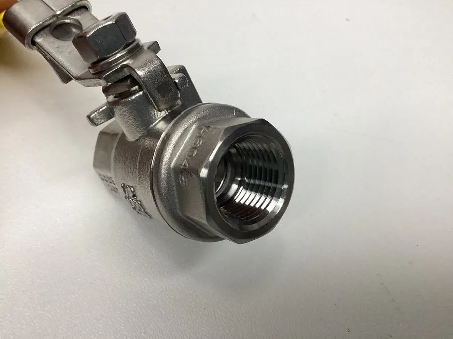 Клапан 3-SHARPE CF8M Stainless Steel BALL VALVE 1/2” 1000 CWP — фото лота 2