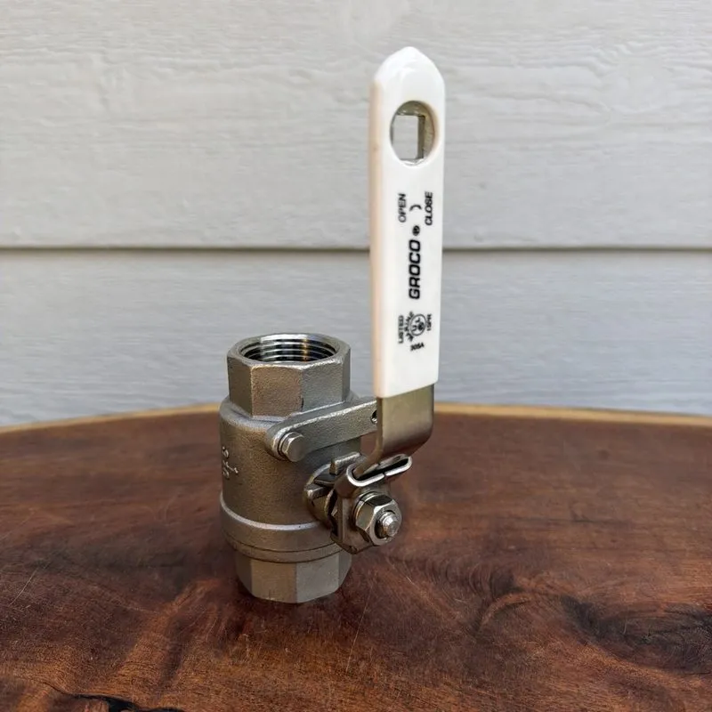 Клапан GROCO IBV-1000-S 1in NPT Stainless Steel Ball Valve 1000 WOG
