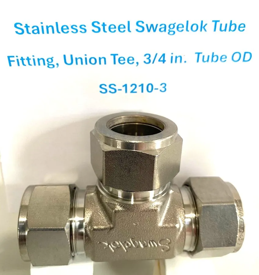 Фитинг Swagelok SS-1210-3 Stainless Steel 3/4 in Compression Tee Fitting