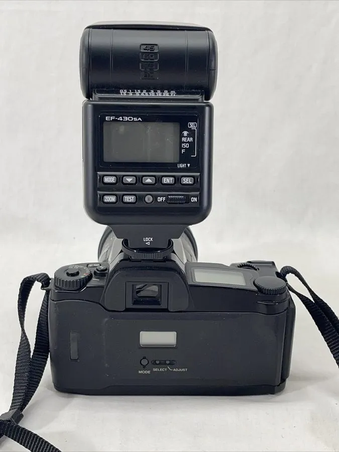 Объектив Sigma SA-5 Camera & Lens Bundle SIGMA Zoom 28-200mm Lens EF-430 Flash — фото лота 4