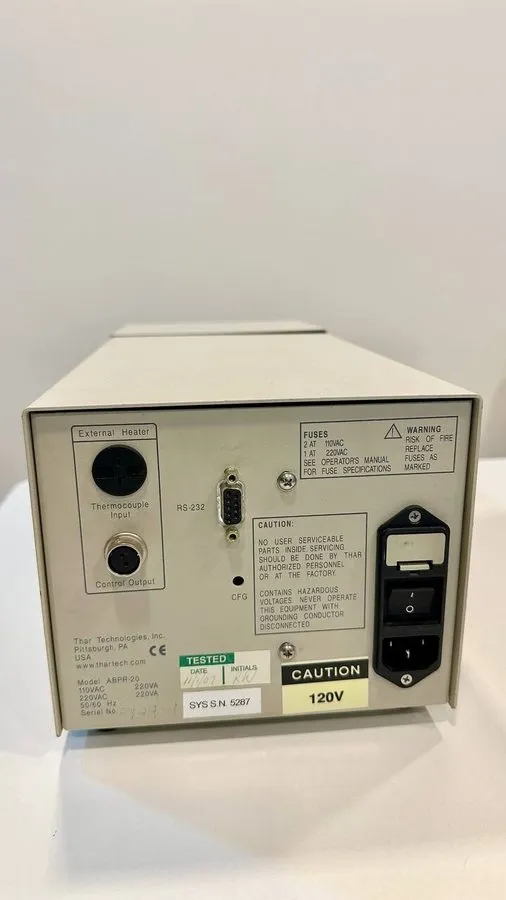 Трубопроводная арматура Waters Thar Technologies ABPR-200 Automated Back Pressur