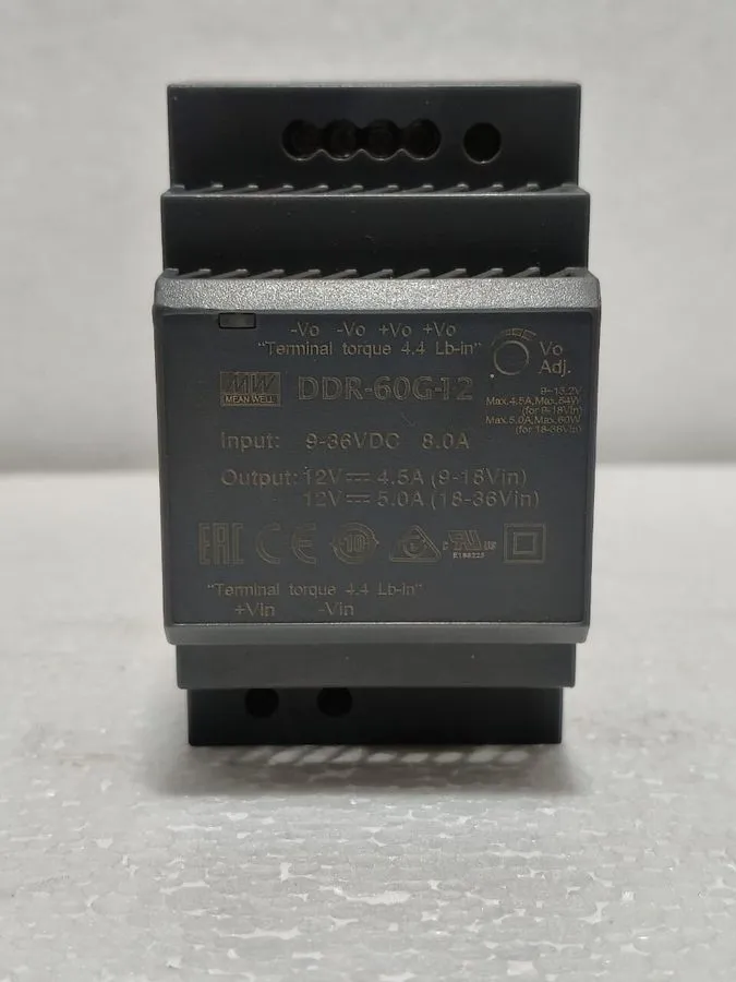 Блок питания Mean Well DDR-60G-5 DIN Rail Power Supply 60W 5V 10A Industrial DC 