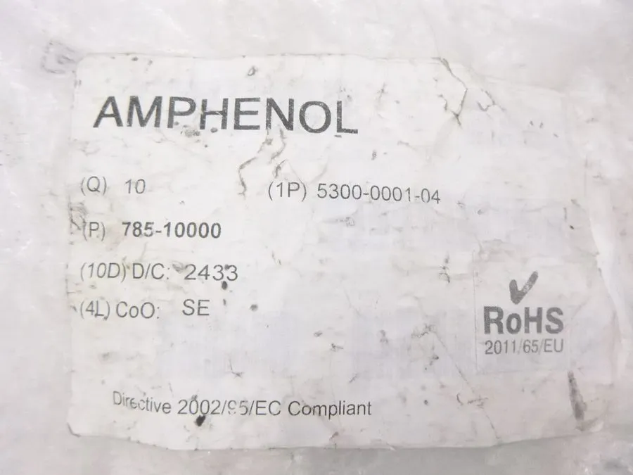 Разъём Amphenol Circular MIL Spec Connector 785-10000 Housing Aluminum