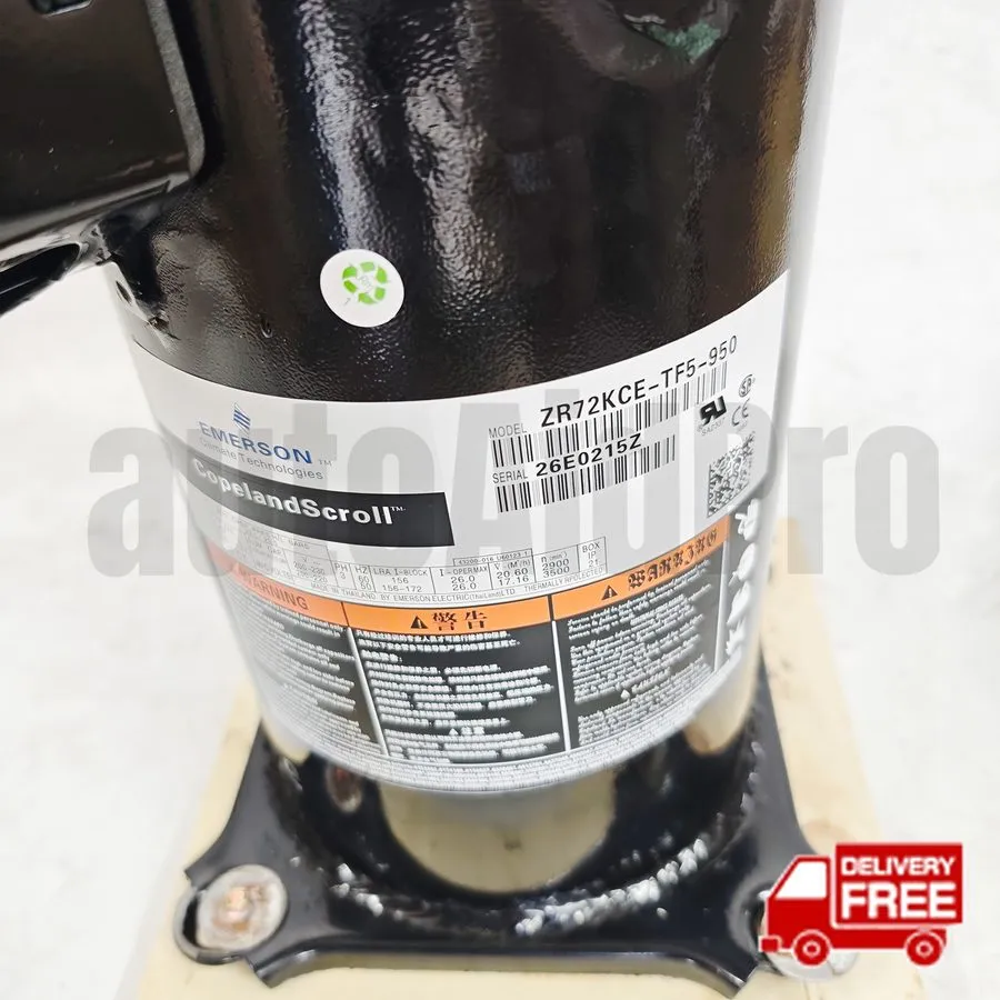 Компрессор Copeland ZR72KCE-TF5-950 Scroll Compressor