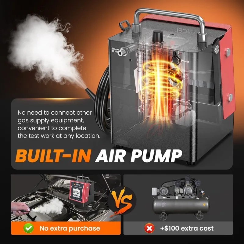 Автосервисное оборудование Automotive Smoke Machine With Pressure Decay Vacuum T — фото лота 4