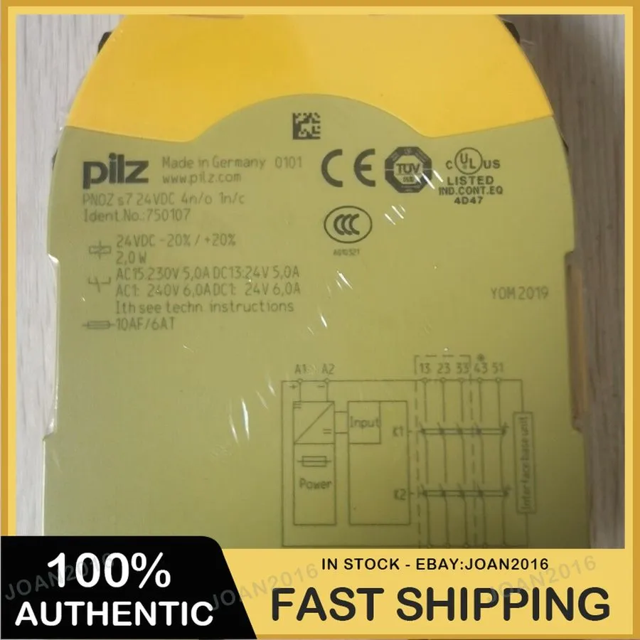 Реле безопасности PILZ Safety Relay PNOZ s7 24VDC 4n/o 1n/c 750107