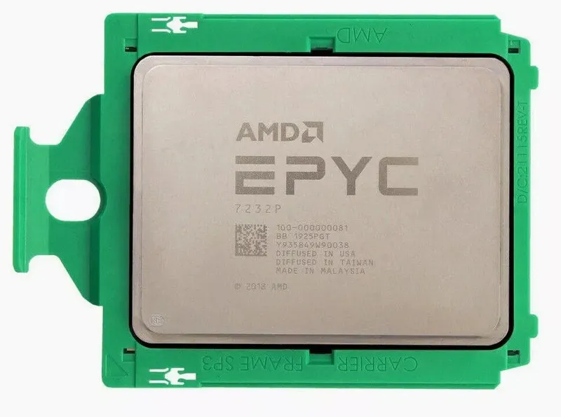 Процессор AMD EPYC 7232P Rome 3.10GHz 8-core 32MB SP3 TDP 120W CPU processor Unl