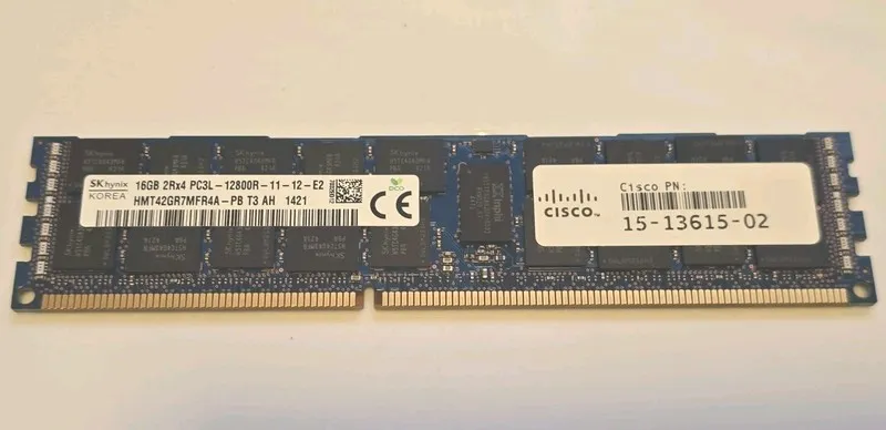 Модуль памяти SK hynix 16GB PC3L-12800R DDR3-1600 ECC RDIMM 2Rx4 HMT42GR7MFR4A-P
