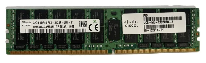 Модуль памяти SK Hynix 32GB DDR4 2133 LRDIMM ECC 4DRx4 Server RAM HMA84GL7AMR4N-