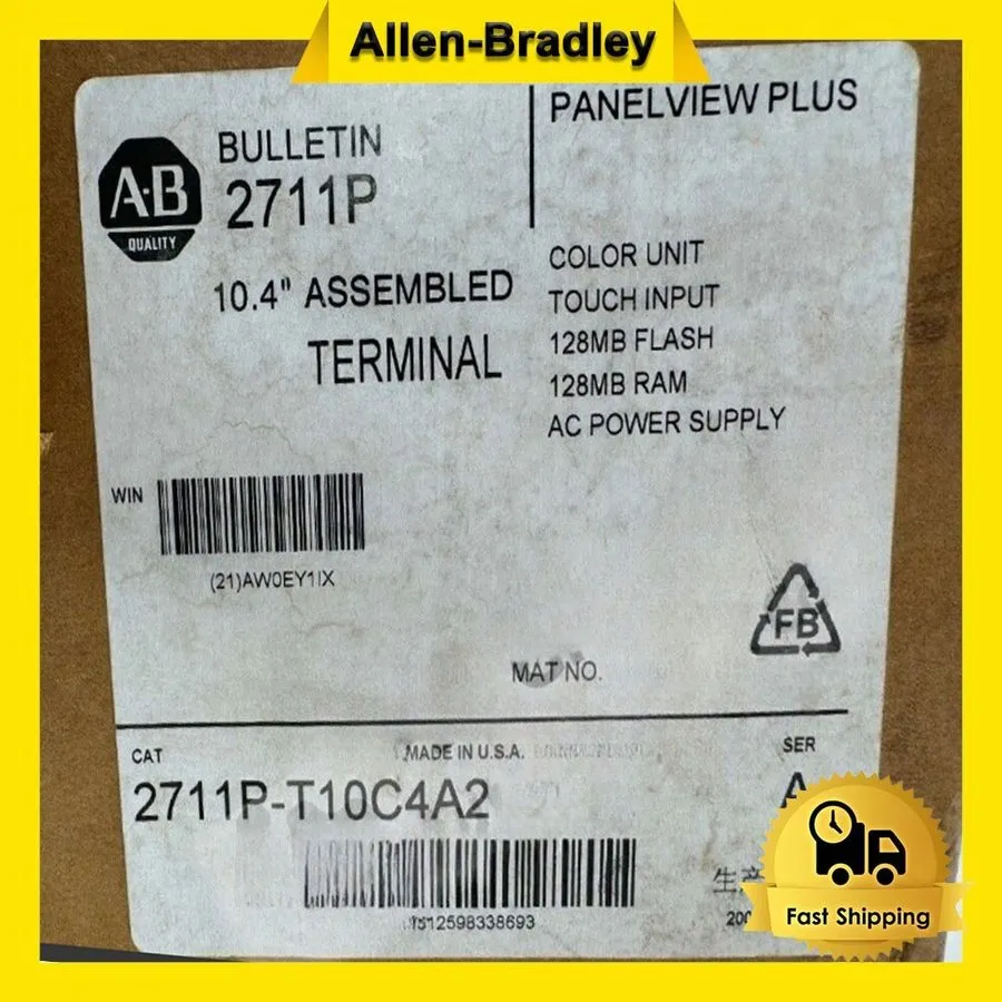 Панель оператора Allen-Bradley 2711P-T10C4A2 /A PanelView Plus 1000 Touch/Color 