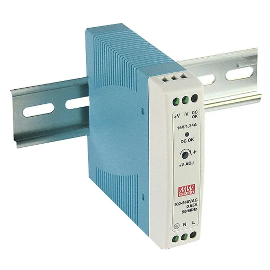 Блок питания Mean Well MDR-20-5 DIN Rail Power Supply 5V 3A 15W 100-240VAC OB