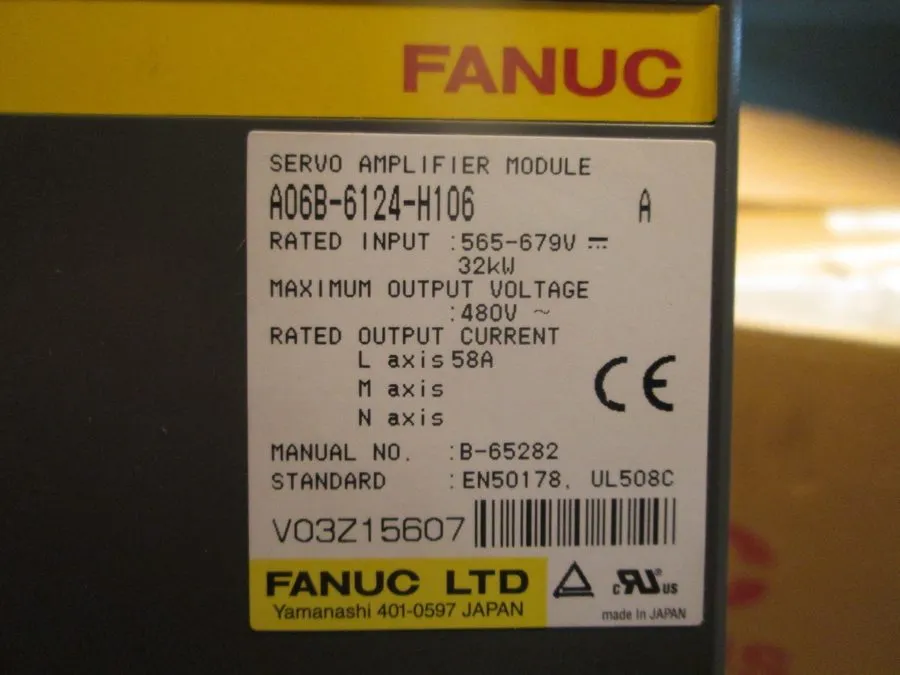 Сервоусилитель FANUC A06B-6124-H106 Servo Drive