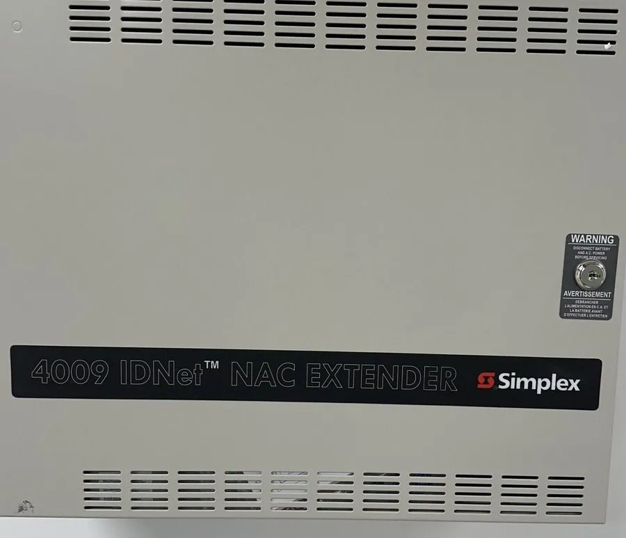 Объектив Simplex 4009-9201 IDNet NAC Extender Panel 120VAC Fire Alarm Panel