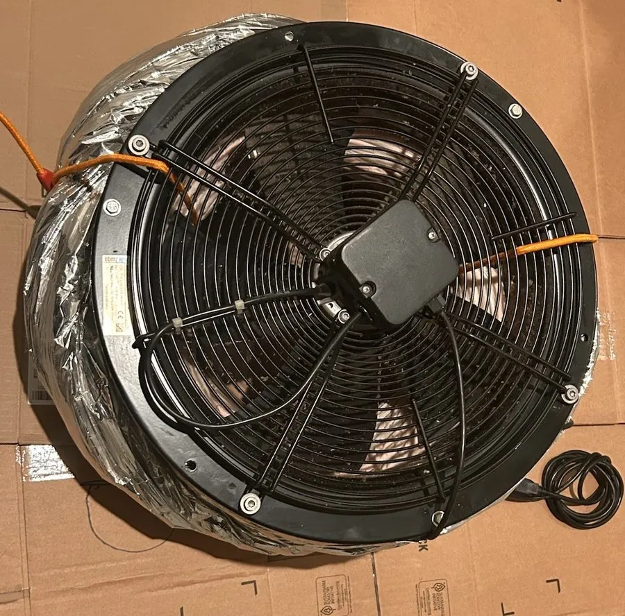 Вентилятор ebm-papst W4E400-CP14-70 16” Axial Exhaust Ventilation Fan 115V 250W  — фото лота 2