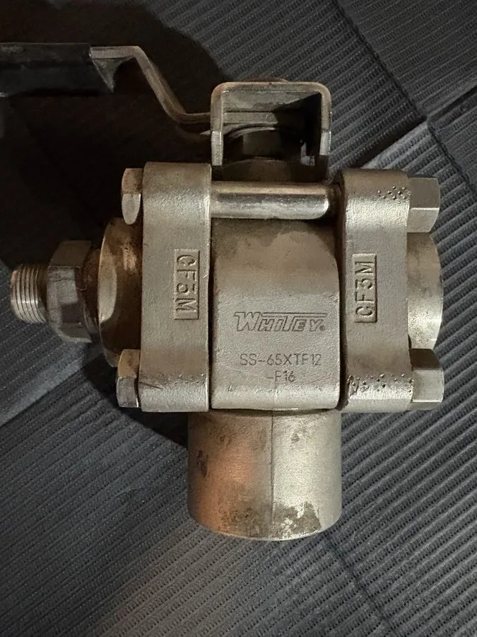 Клапан Swagelok SS-65XTF12-F16 SS 3-Piece 60 Series 3-Way Ball Valve FNSP — фото лота 2