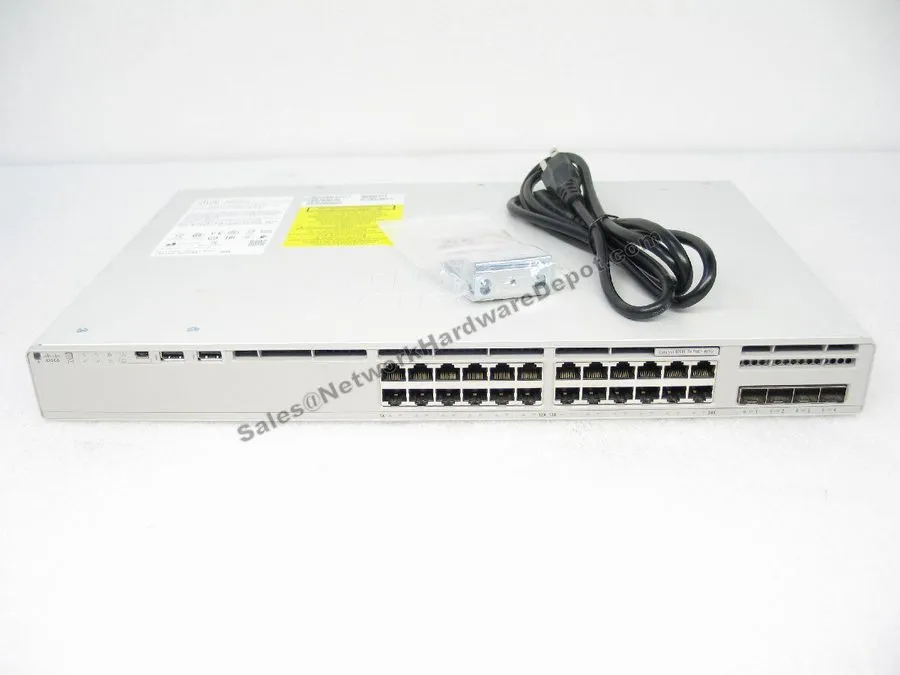 Коммутатор C9200L-24P-4G-A Cisco 9200L 24-port PoE+ 370W, 4 x 1G, Network Advant