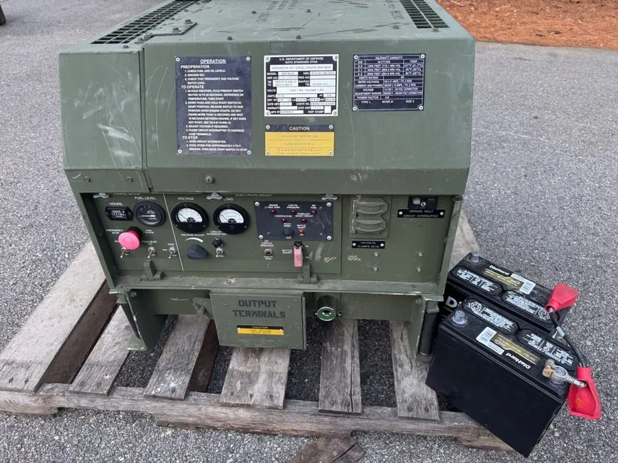 Дизель-генератор mep 831a Military 3 kW Fermont MEP-831A Diesel Yanmar Engine Ge