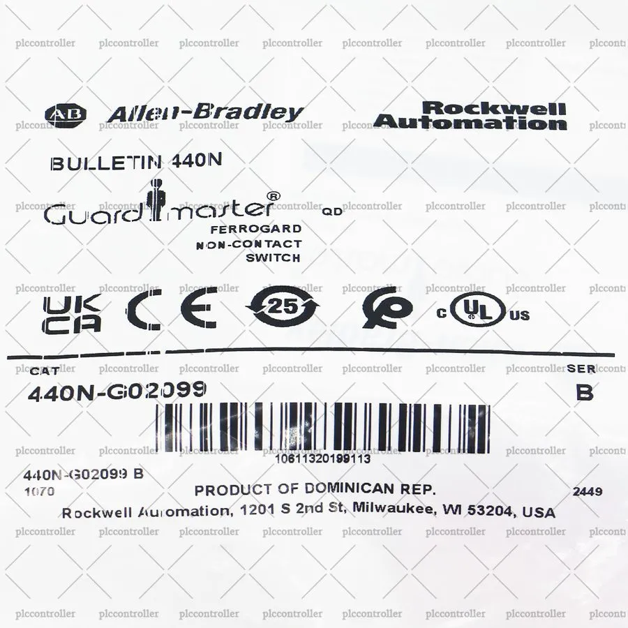 Реле безопасности Allen Bradley 440N-G02099 Guardmaster 440N Non Contact Switch
