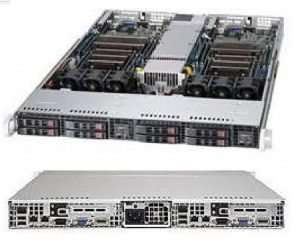 Сервер Supermicro SuperServer SYS-1027TR-TF Barebone System 1U Rack mountable — фото лота 1