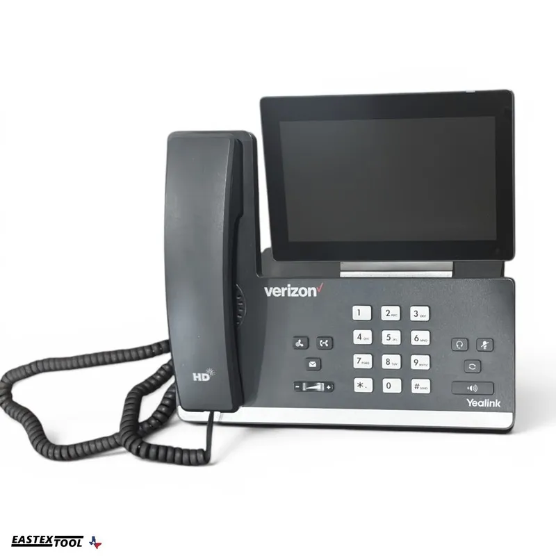 IP-телефон YeaLink SIP-T57W IP PoE Phone, Touch Screen, w/ Stand, Verizon Specif — фото лота 1