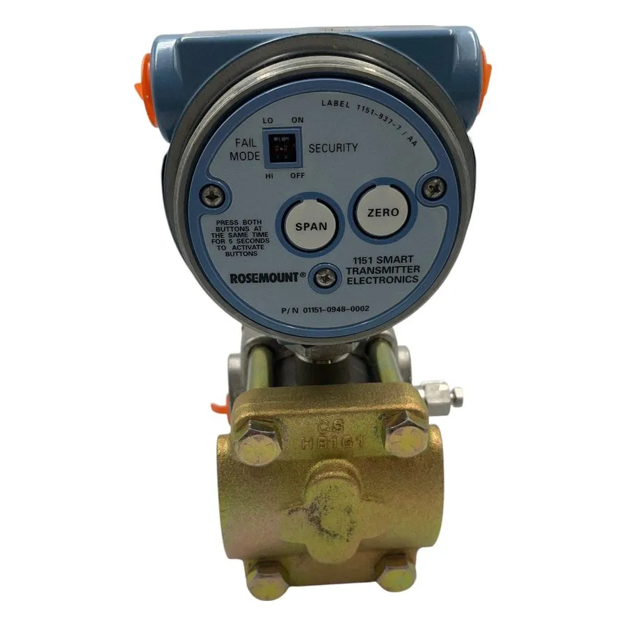 Датчик давления Transmissor De Pressão Rosemount 1151GP0S22 0-5000PSI