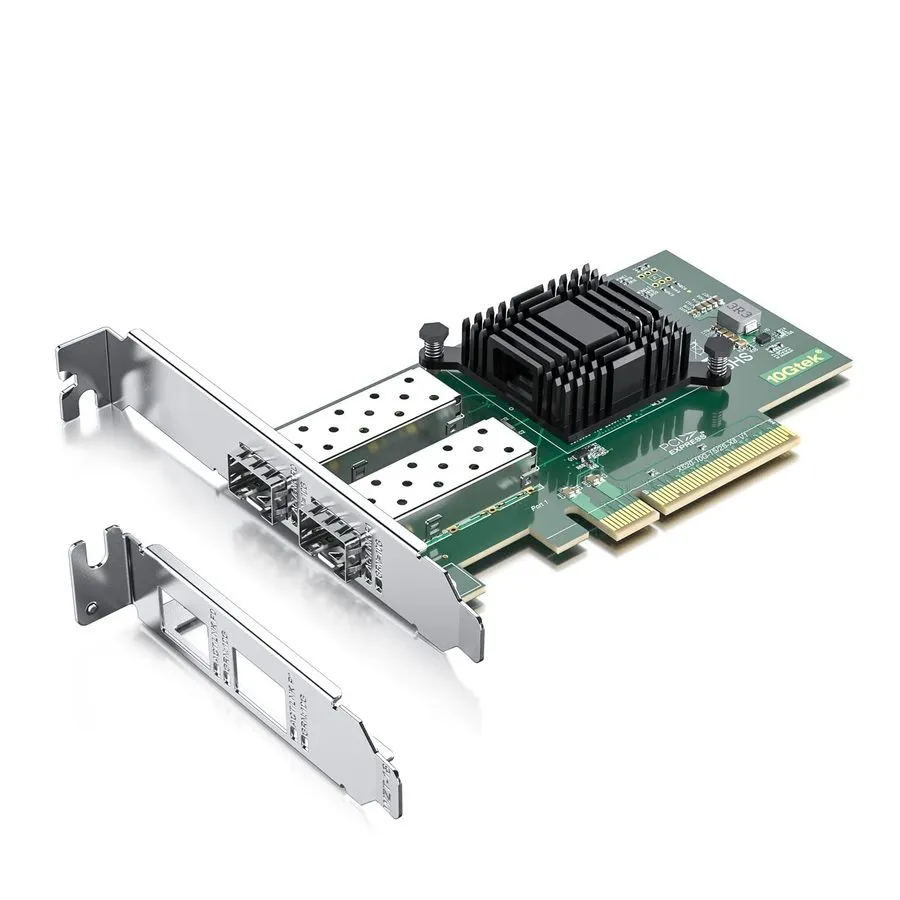Трансивер 10Gb PCI-E NIC Network Card, Dual SFP+ Port, with Intel 82599ES Contro