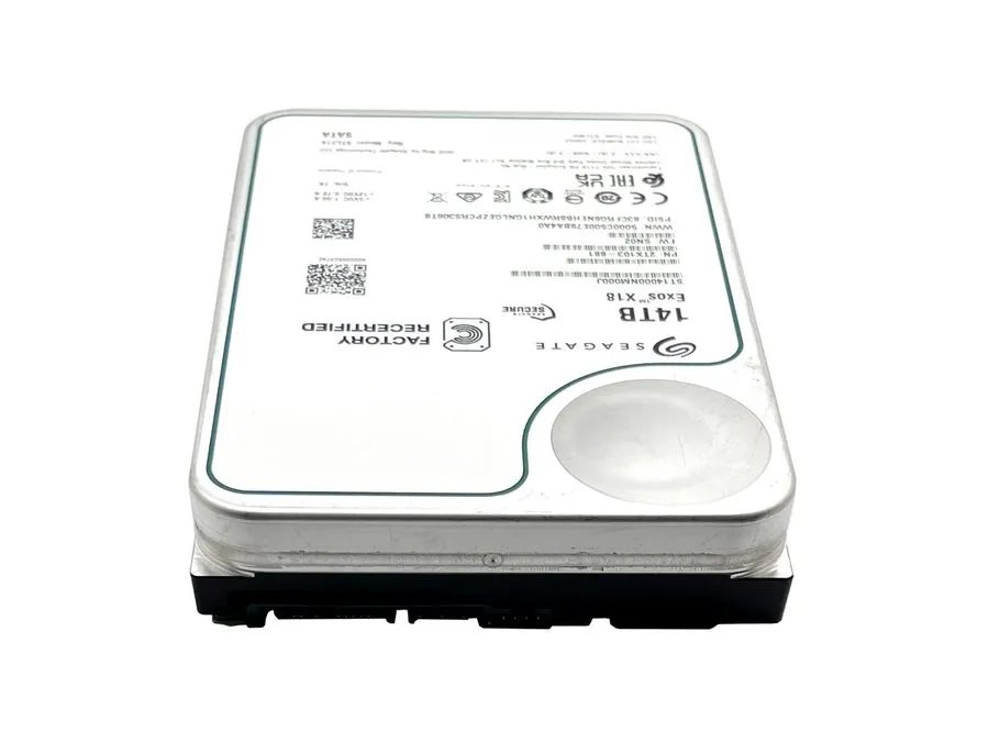 Жёсткий диск Seagate 14TB Exos X18 7200RPM SATA 6Gb/s 256MB 3.5" Enterprise HDD 