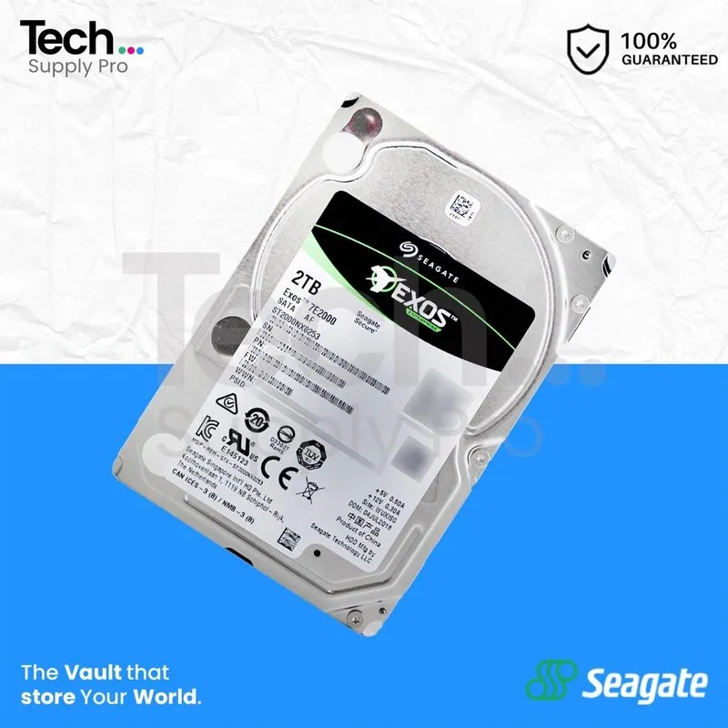 Жёсткий диск Seagate ST2000NX0253 Exos 7E2000 2TB SATA 6Gb/s 7200 RPM 2.5” Hard — фото лота 2