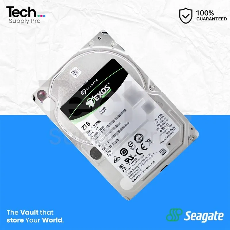 Жёсткий диск Seagate ST2000NX0253 Exos 7E2000 2TB SATA 6Gb/s 7200 RPM 2.5” Hard — фото лота 3