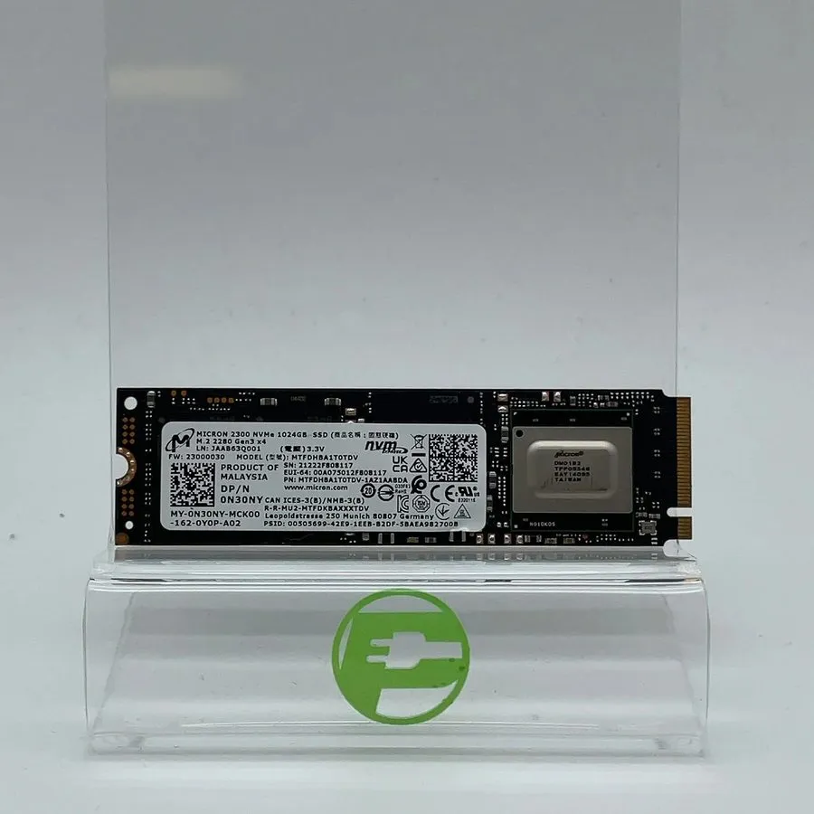 SSD-накопитель Micron Technology 1TB M.2 NVMe MTFDHBA1T0TDV Internal SSD 100% He