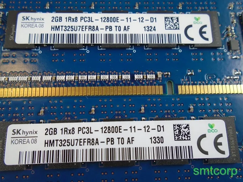 Модуль памяти SK Hynix 8 X 4GB 2Rx8 PC3L-12800E DDR3 1600 MHz ECC Unbuffered Mem