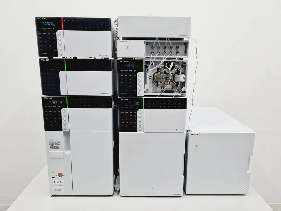 Хроматограф Shimadzu Prominence HPLC System SIL-20A, LC-20AD, DGU-20A5, CTO-20A, — фото лота 1