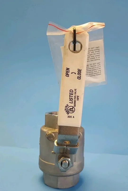 Клапан GROCO 1-1/2" NPT Stainless Steel In-Line Ball Valve [IBV-1500-S]
