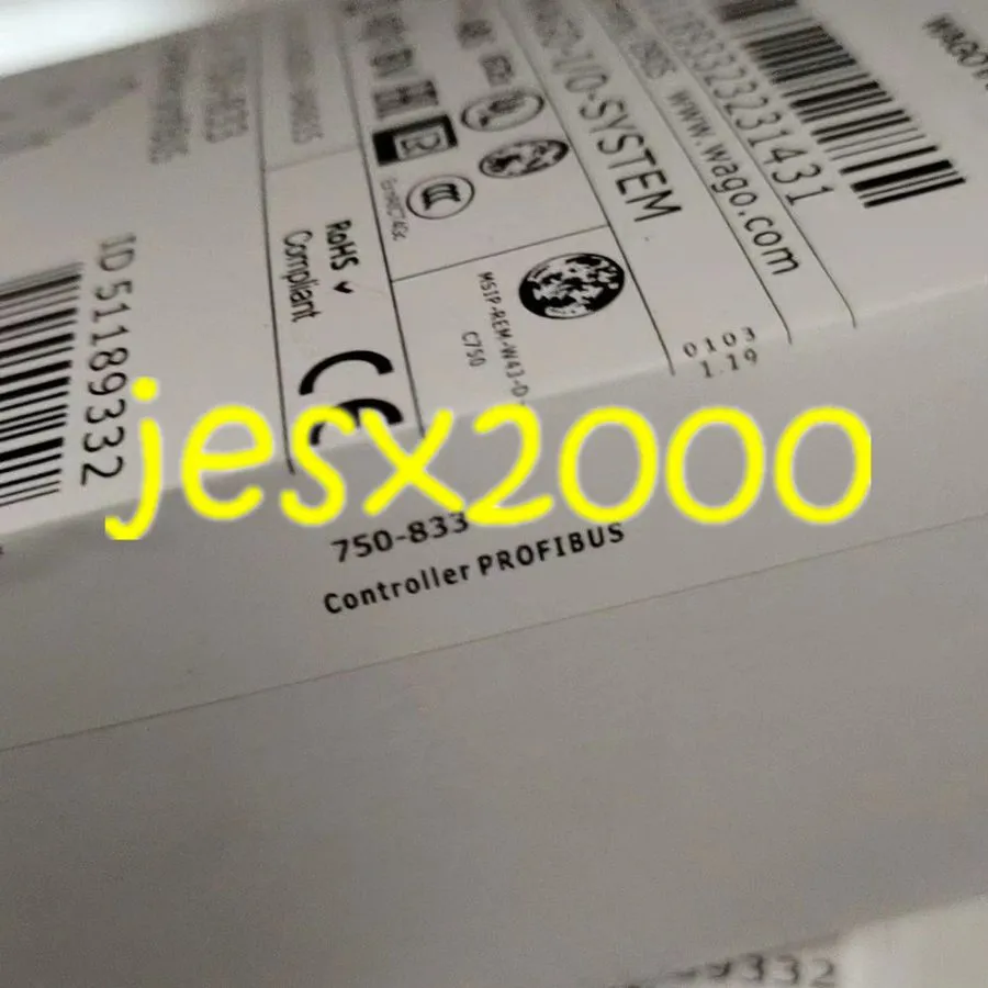 Контроллер WAGO 750-833 PROFIBUS CONTROLLER MODULE 24VDC