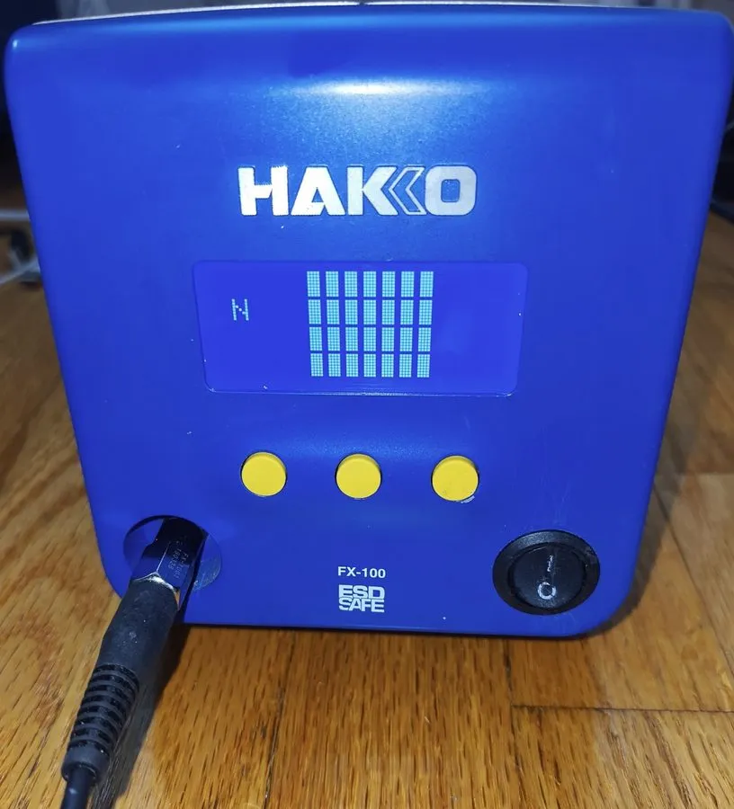 Паяльная станция HAKKO FX-100 120V Soldering Station w/ Iron & Stand, MPN FX100- — фото лота 1