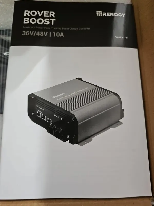 Аккумулятор Renogy Boost 10A 36V/48V Auto DC Input MPPT Solar Charge Controller
