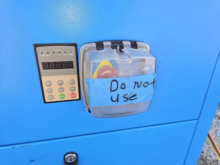 Компрессор 2022 US Air US50D55 50-HP VSD Rotary Screw Air Compressor 6k Hrs 230  — фото лота 1