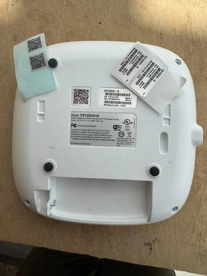 Точка доступа Wi-Fi Cisco C9120AXI-B Catalyst 9120AX Wi-Fi 6 802.11ax Access Poi