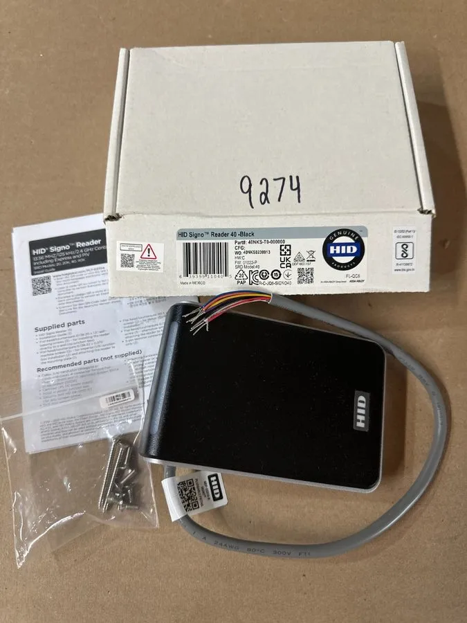 Оборудование видеонаблюдения HID Signo er 40 Black Part#40NKS-T0-000000