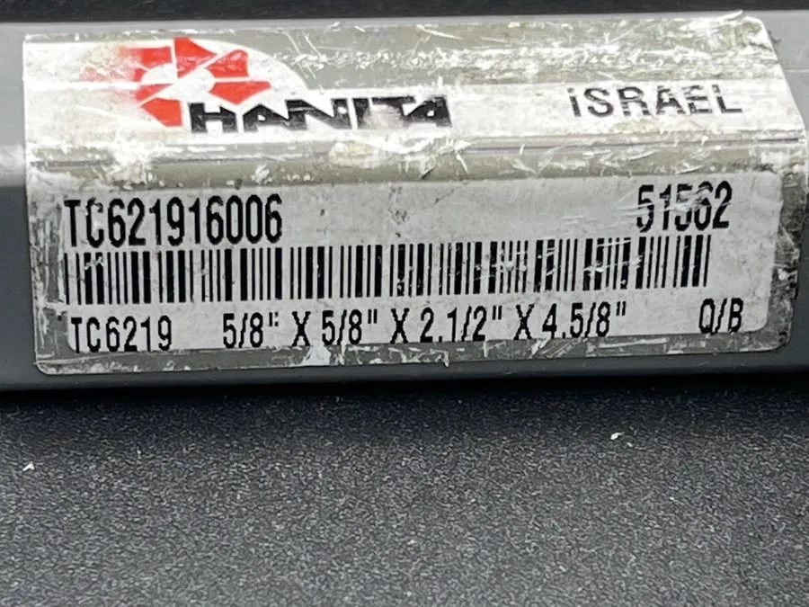 Режущий инструмент Hanita TC621916006 5/8” Solid Carbide Corner Chamfer End Mill — фото лота 1