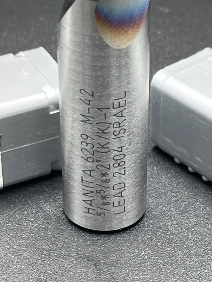 Режущий инструмент Hanita TC621916006 5/8” Solid Carbide Corner Chamfer End Mill — фото лота 2