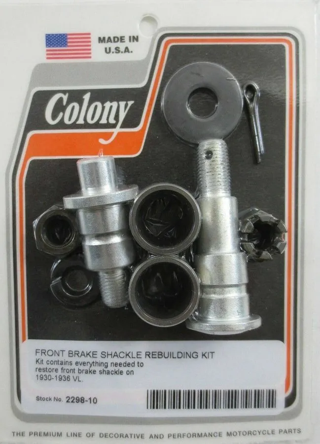 Такелажная скоба FRONT BRAKE SHACKLE REBUILD KIT Harley VL '31-36 Flathead 45 '3