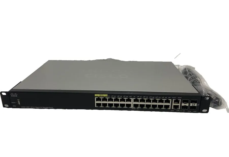 Коммутатор Cisco SG350-28MP 28-Port Gigabit Ethernet PoE Managed Switch