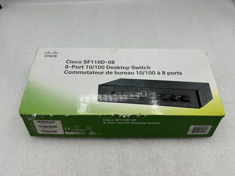 Коммутатор Cisco SF110D-08HP 8-Port 10/100 PoE Desktop Switch No SC