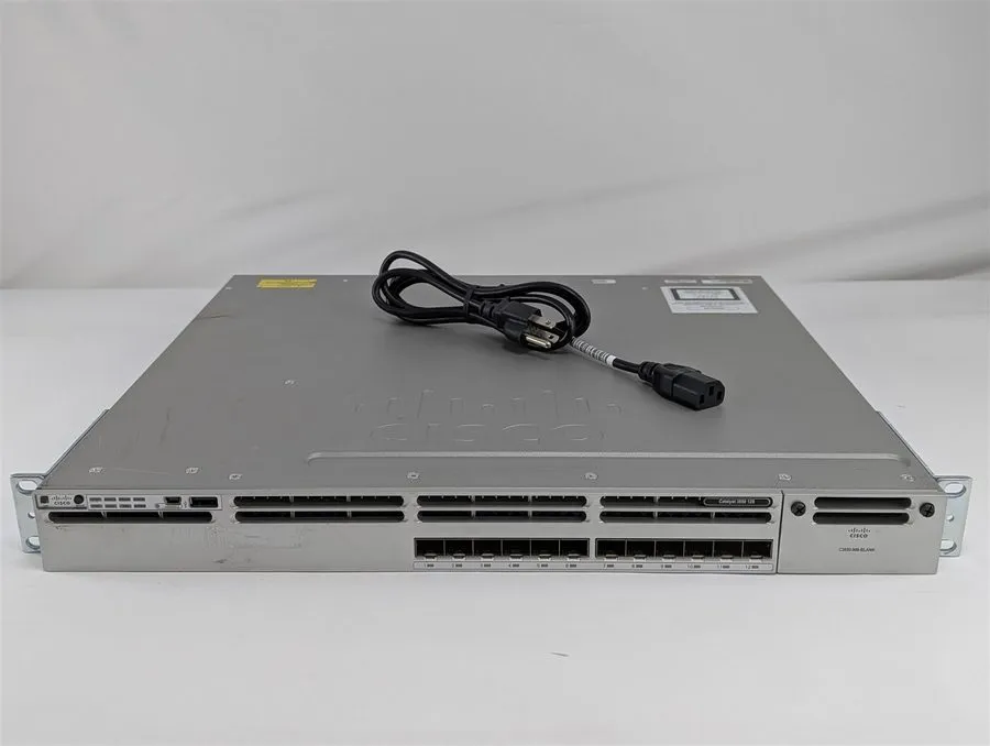 Коммутатор Cisco WS-C3850-12S-S 12-Ports Managed Network Switch Dual 350W AC